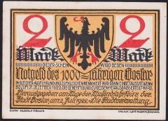 Almanya 2 Mark Notgeld 1922 Çilaltı Çil