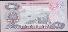 6.Emisyon 1.Tertip 1000 Lira A41 005398 Çok Çok Temiz+
