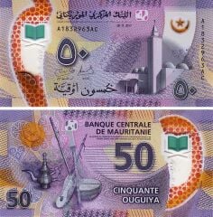 Moritanya 50 Ouguiya 2017 Çil Polimer Pick 22
