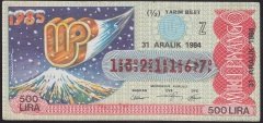 1984 31 ARALIK YARIM BİLET Z SERİSİ