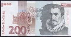 Slovenya 200 Tolarjev 2001 ÇİLALTI ÇİL Pic 15c