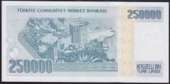 7.EMİSYON 3.TERTİP 250000 LİRA G16 186435 ÇİLALTI