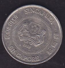 Singapur 10 Cent 1989