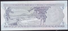 6.Emisyon 2.Tertip 5 Lira H41 208002 Çil