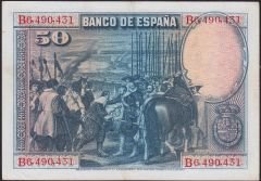 İspanya 50 Pesetas 1928 Çok Çok Temiz - Çilaltı Pick 75b