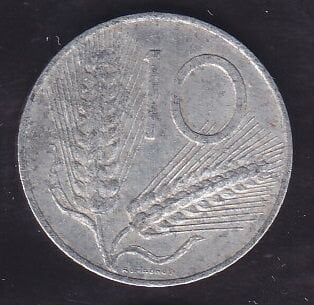 İtalya 10 Liret 1968