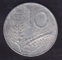 İtalya 10 Liret 1968