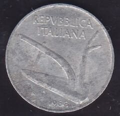 İtalya 10 Liret 1968