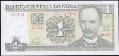 Küba 1 Peso 2011 Çil Pick 128f -161116
