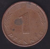 Almanya 1 Pfennig 1976 F
