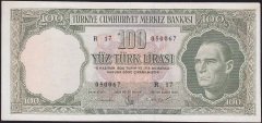 5.Emisyon 4.Tertip 100 Lira R17 050067 Çok Temiz ( Düzeltme var)