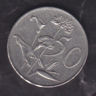 GÜNEY AFRİKA 50 SENT 1971 ÇOK TEMİZ