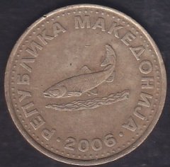 MAKEDONYA 2 DİNAR 2006
