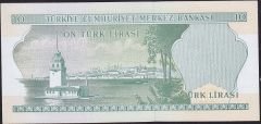 6.Emisyon 1.Tertip 10 Lira F04 370342 Ççt Çilaltı