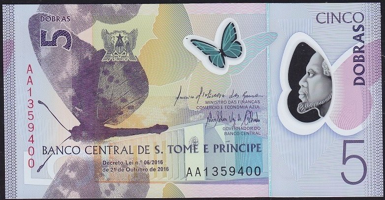 Saint Thomas Ve Prince 5 Dobras 2016 Çil Pick 70 Polymer AA