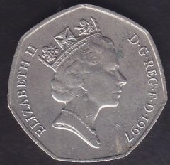 İNGİLTERE 50 PENCE 1997