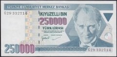 7.EMİSYON 3.TERTİP 250000 LİRA G29 332714 ÇİLALTI