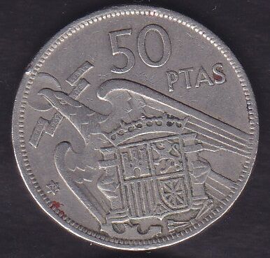 İspanya 50 Pesetas 1957 ( 71 )