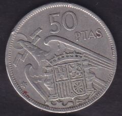 İspanya 50 Pesetas 1957 ( 71 )