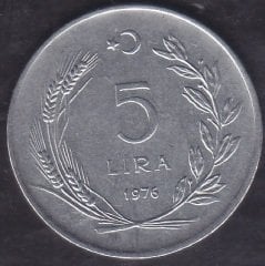 1976 Yılı 5 Lira