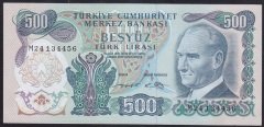 6.EMİSYON 2.TERTİP 500 LİRA M24 134456 ÇİLALTI ÇİL