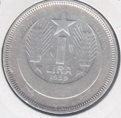 1939 YILI 1 LİRA GÜMÜŞ