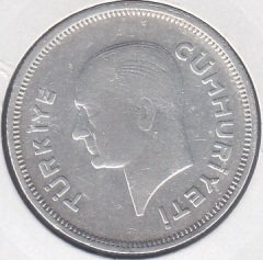 1939 YILI 1 LİRA GÜMÜŞ