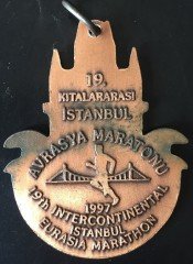 İSTANBUL 19.AVRASYA MARATONU 1997 eski para fiyatları