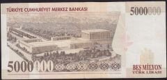 7.Emisyon 5 000 000 Lira E25 066467 Çok Temiz+