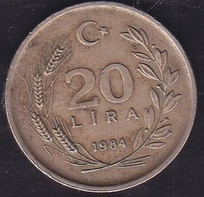 1984 Yılı 20 Lira