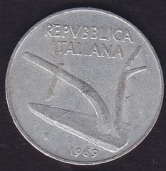 İtalya 10 Liret 1969
