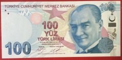 9.EMİSYON 100 LİRA 3.TERTİP D748 224777 ÇİL