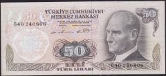 6.Emisyon 1.Tertip 50 Lira G40 240806 Çok Temiz+