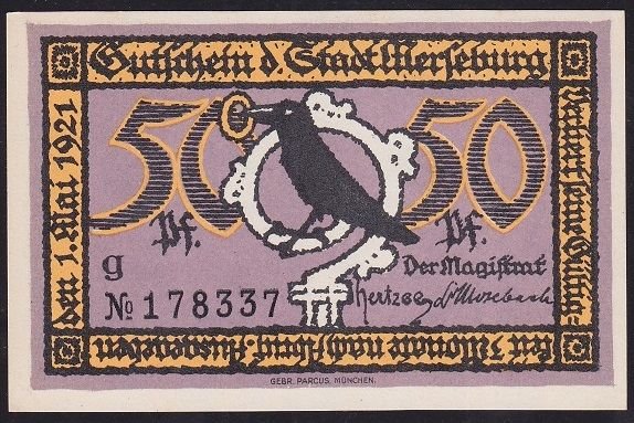 Almanya 50 Pfennig Notgeld 1921 Çil