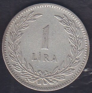 1948 YILI 1 LİRA GÜMÜŞ