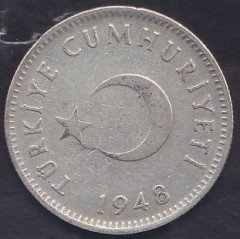1948 YILI 1 LİRA GÜMÜŞ