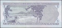 6.Emisyon 2.Tertip 5 Lira J84 246110 Çilaltı Çil