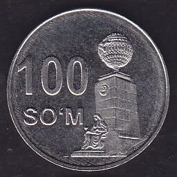 Özbekistan 100 Som 2018