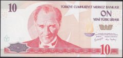 8.Emisyon 10 YTL D15 446259 Çil