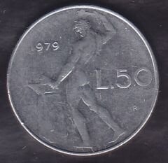 İtalya 50 Liret 1979