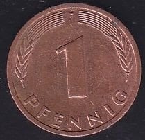 Almanya 1 Pfennig 1988 F