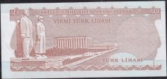 6.Emisyon 4.Tertip 20 Lira I74 830500 Çok Temiz +