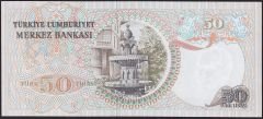 6.Emisyon 1.Tertip 50 Lira G47 178862 Çok Çok Temiz+