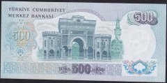 6.EMİSYON 2.TERTİP 500 LİRA L87 229562 ÇİLALTI ÇİL