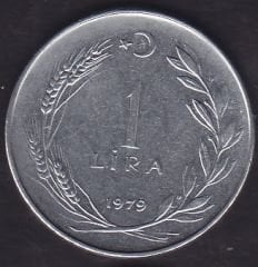 1979 Yılı 1 Lira Düz