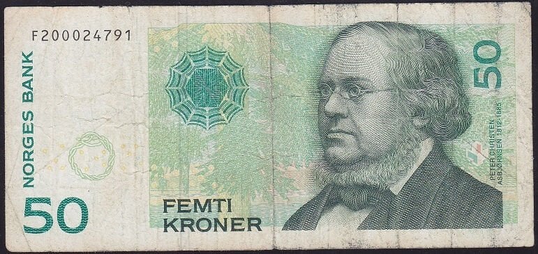 Norveç 50 Kroner 2008 Temiz