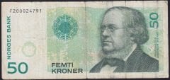 Norveç 50 Kroner 2008 Temiz