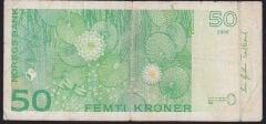 Norveç 50 Kroner 2008 Temiz