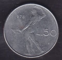 İtalya 50 Liret 1978