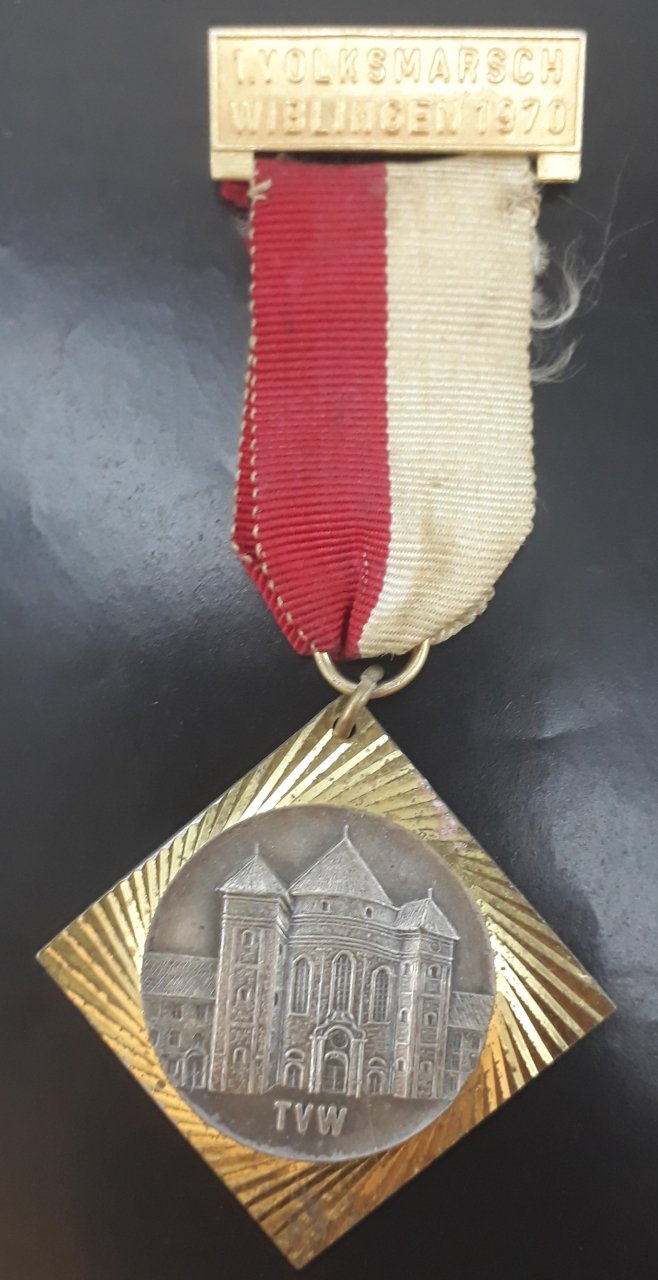 ALMANYA 1.VOLKSMARSCH WIBLINGEN MADALYA 1970